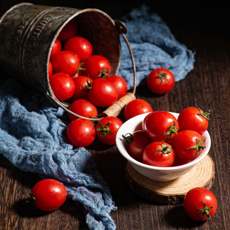 新鲜小番茄图片