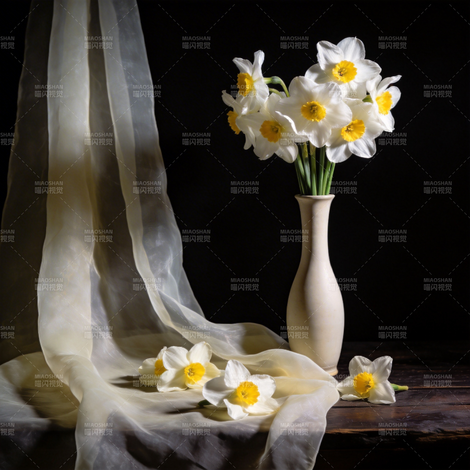 白花静谧之美图片