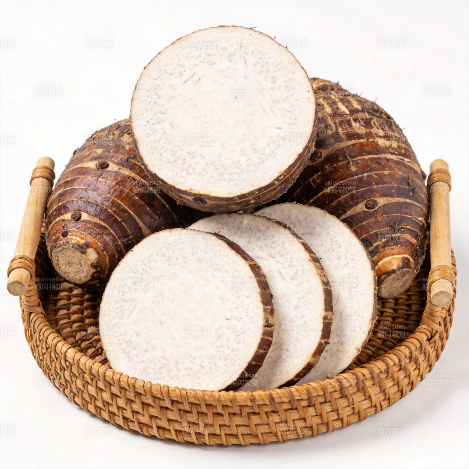 新鲜芋头切片展示图片