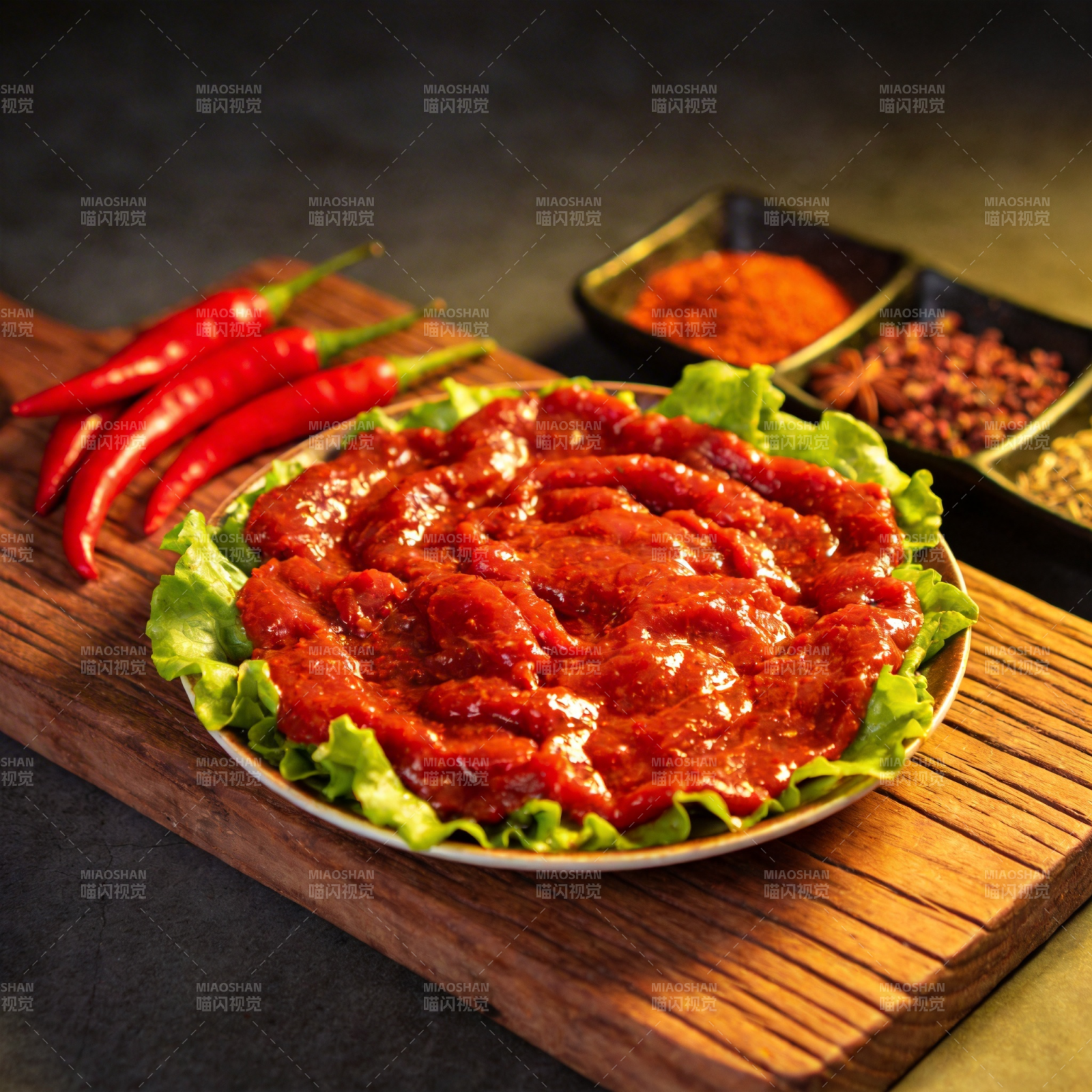 辣酱配菜 香辣诱人图片