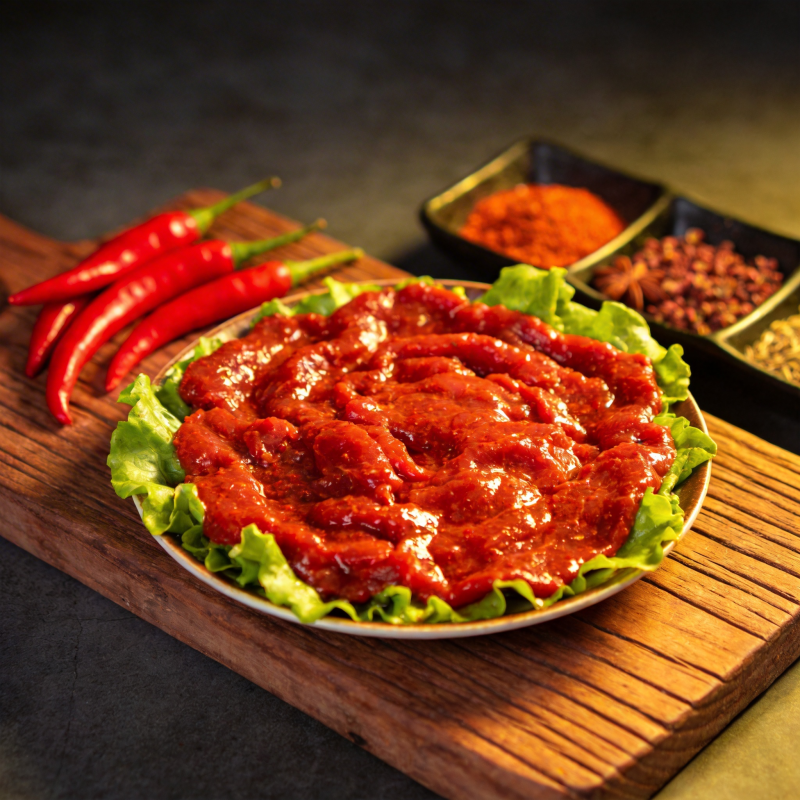 辣酱配菜 香辣诱人图片