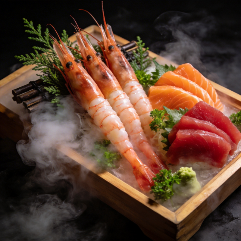 冰鲜海鲜拼盘图片