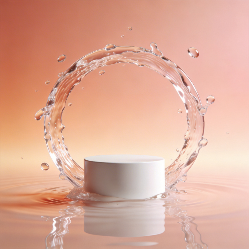 水环环绕白柱图片