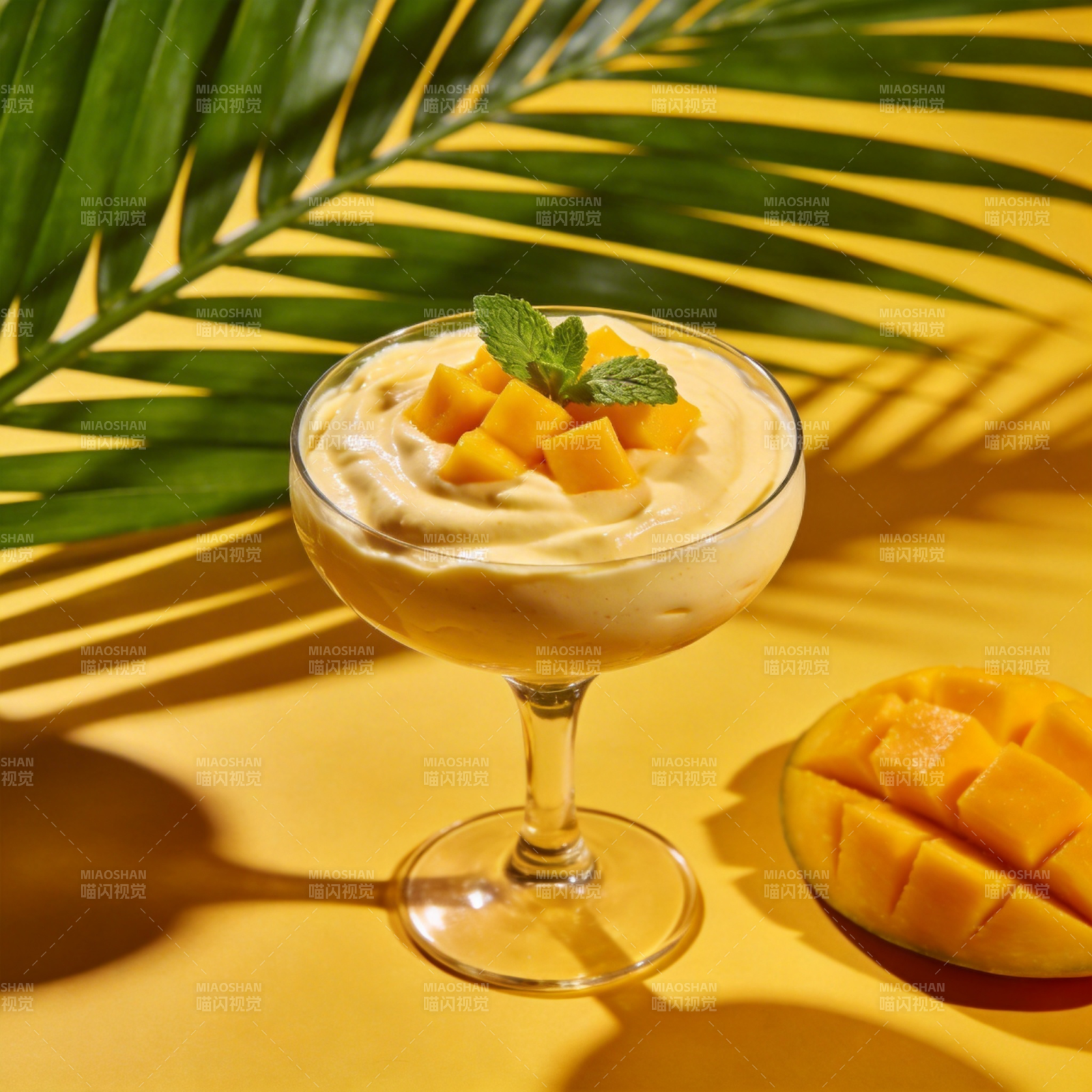 芒果奶昔图片