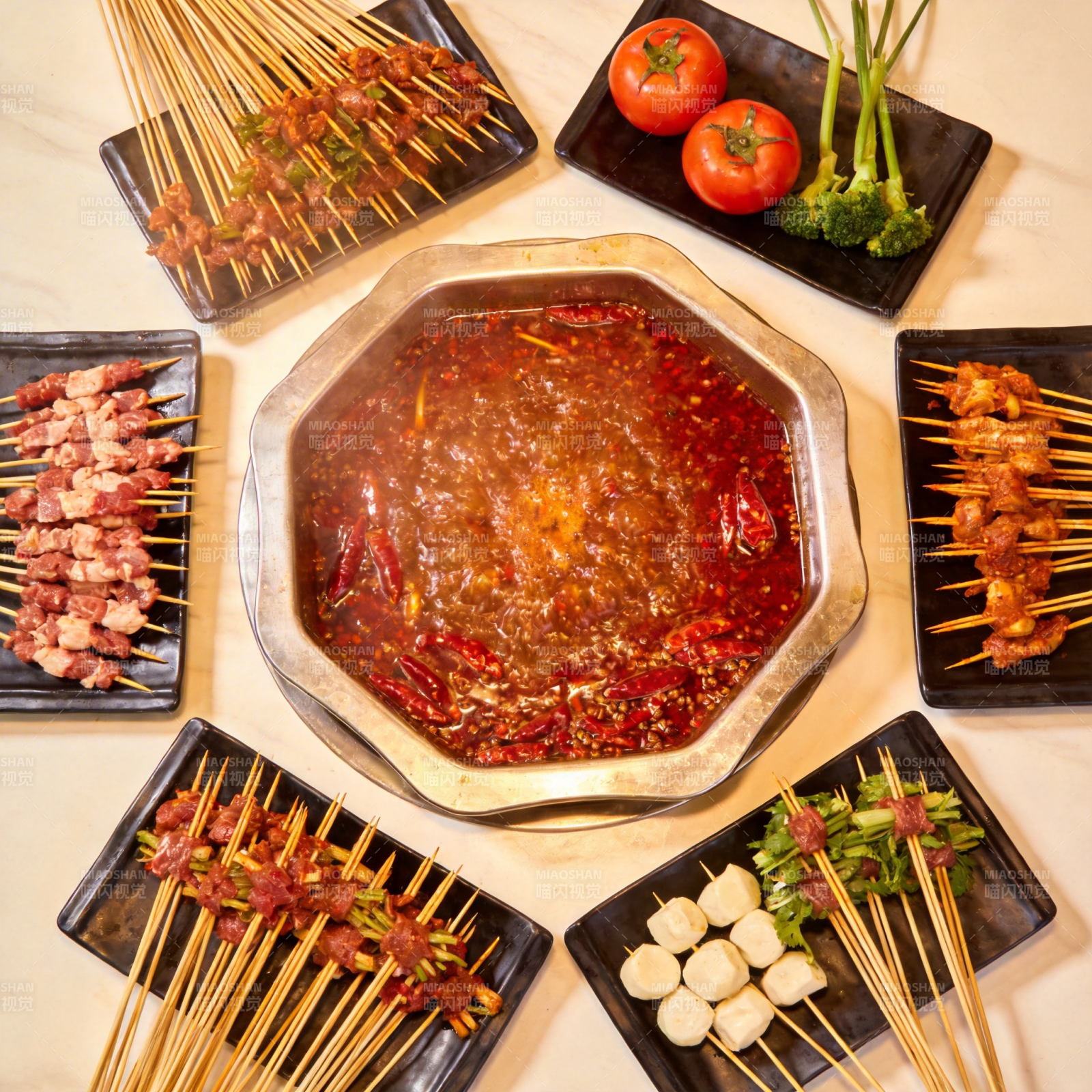 麻辣串串香盛宴图片