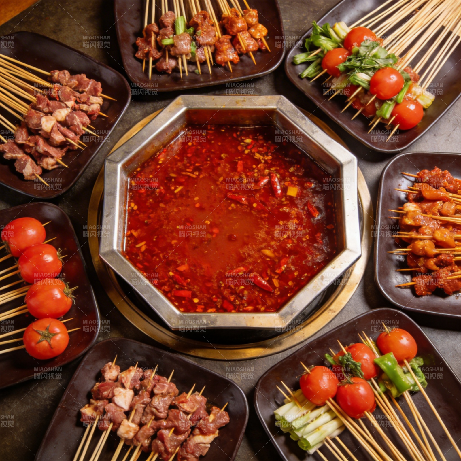 麻辣串串火锅宴图片