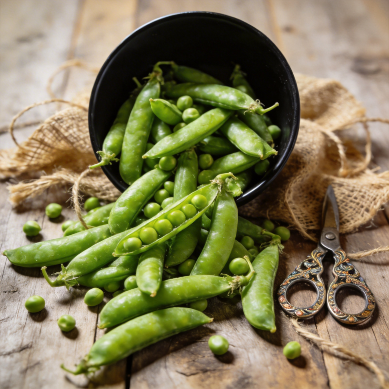新鲜豌豆荚图片