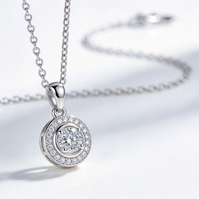 璀璨钻石吊坠图片