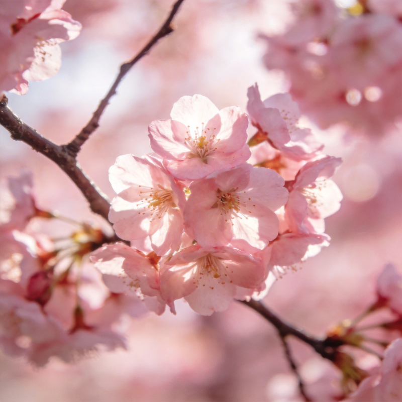 樱花绽放春意浓图片