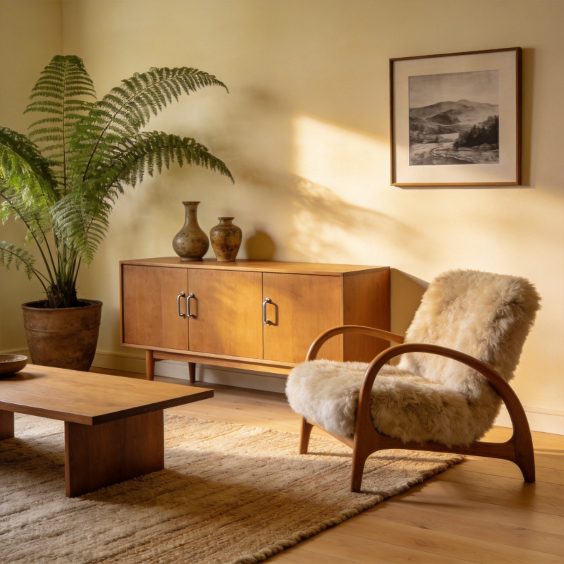 温馨北欧风客厅图片