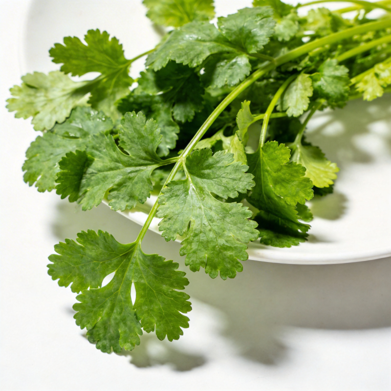 新鲜香菜特写图片