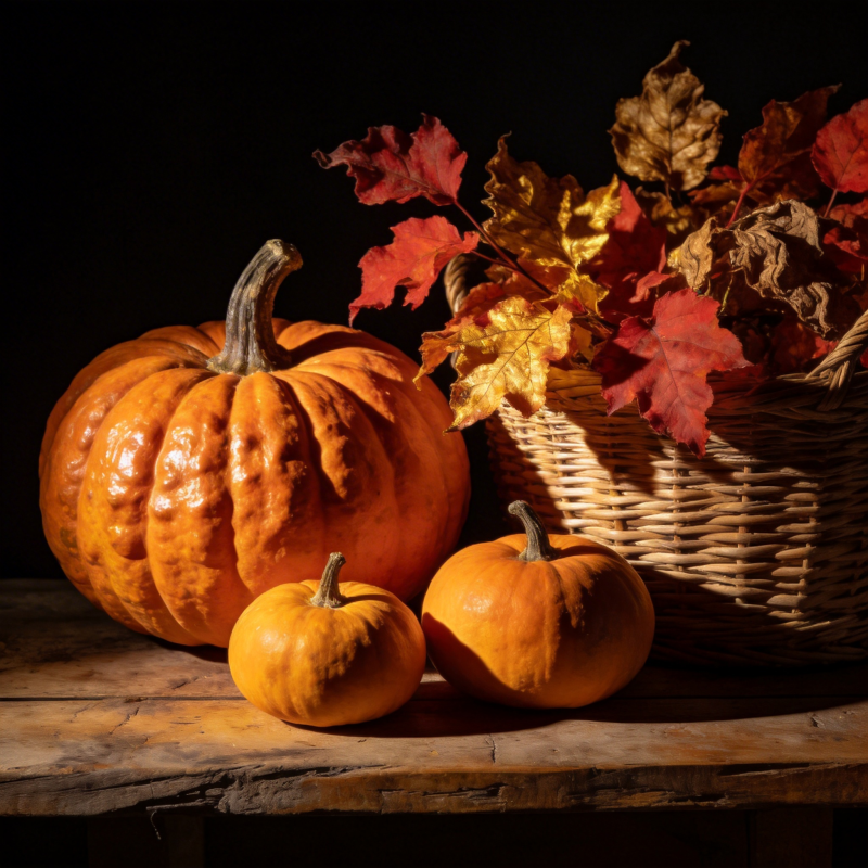 秋日南瓜静物图片