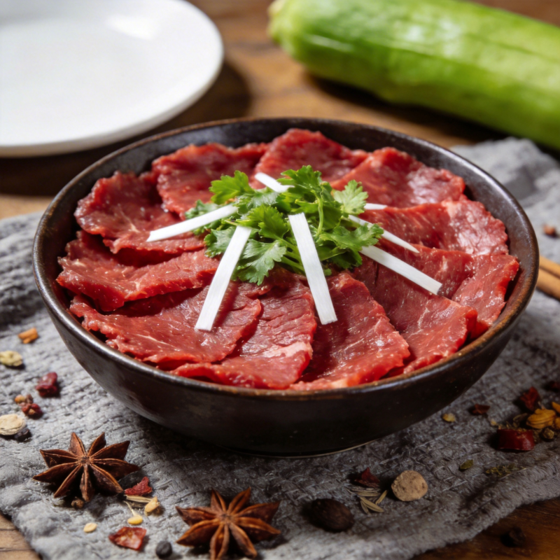 鲜嫩牛肉片图片