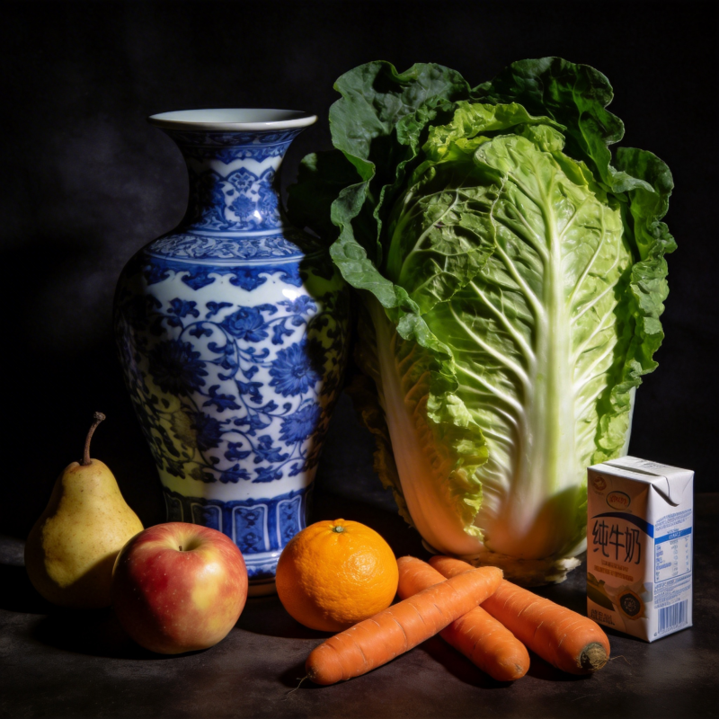 蔬果静物图图片