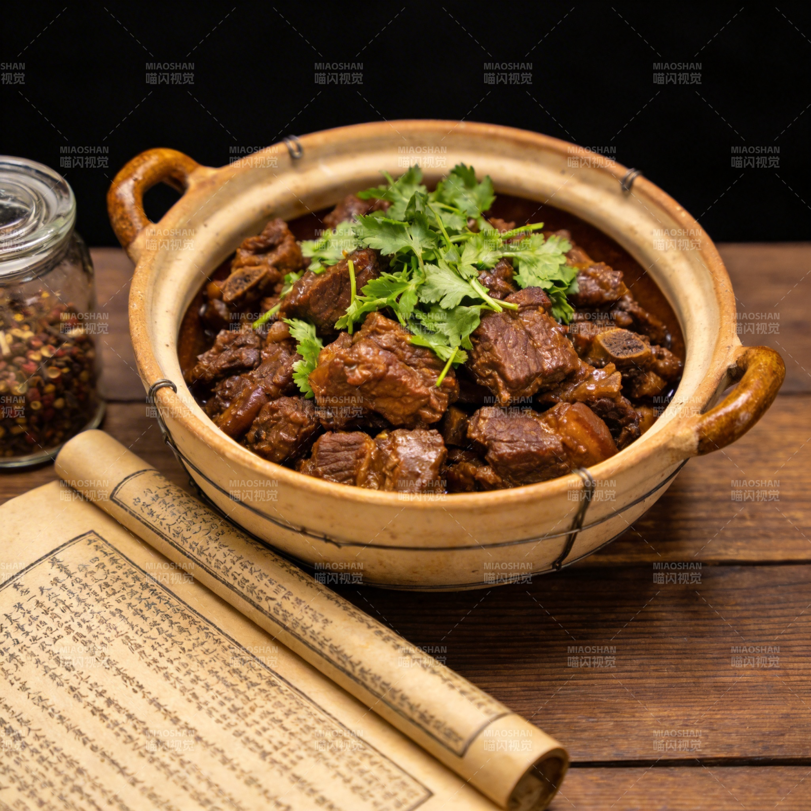 香辣炖牛肉图片