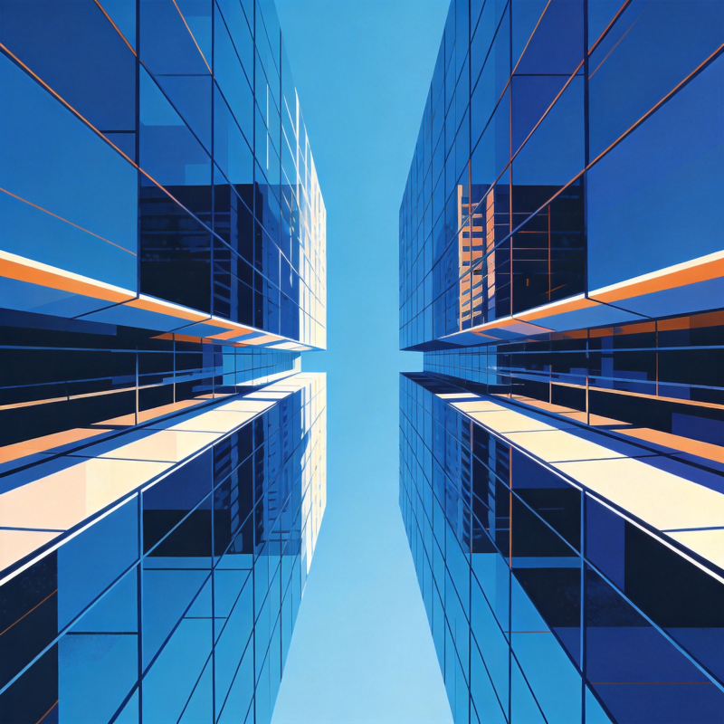 镜像都市天际线图片