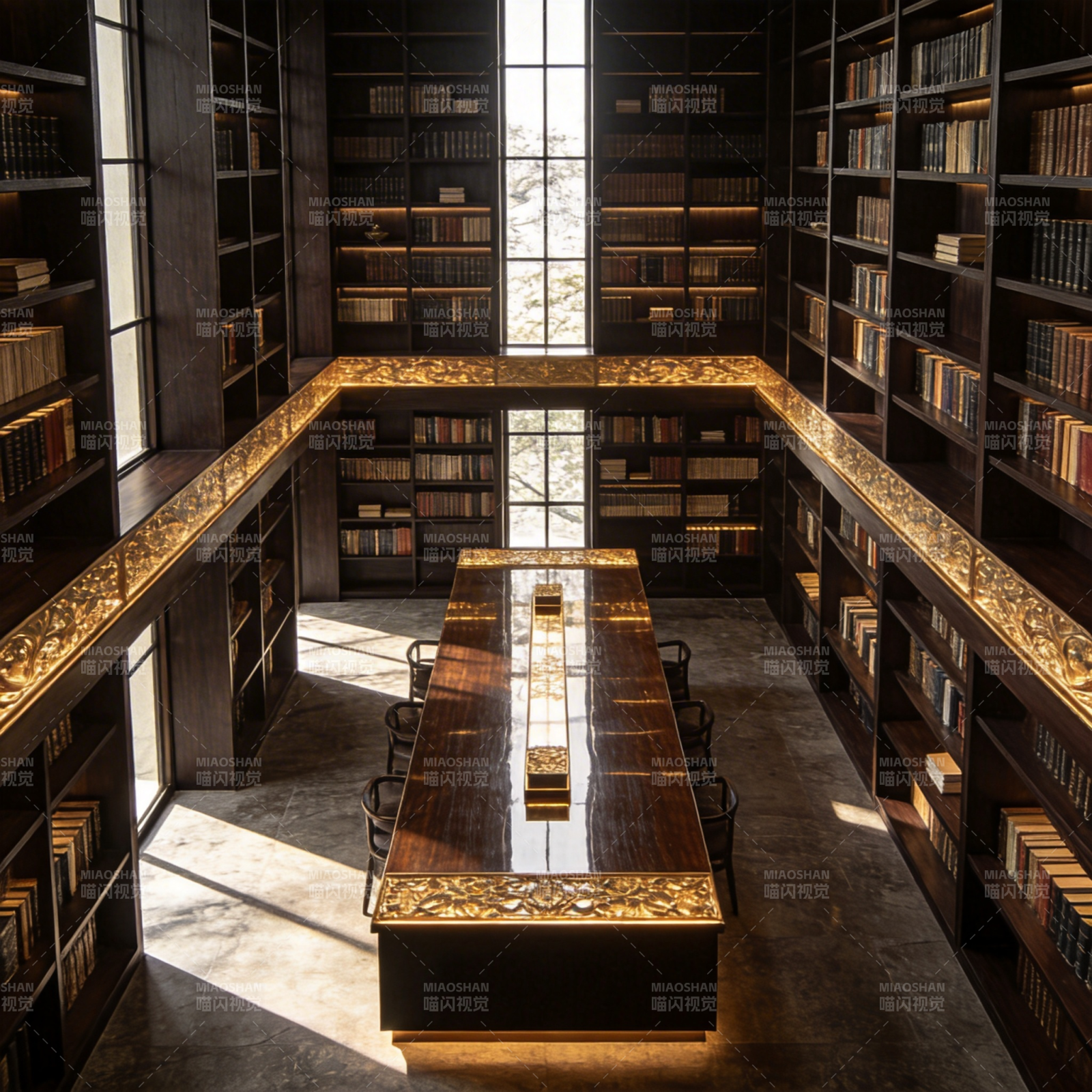 宏伟图书馆静谧一角图片