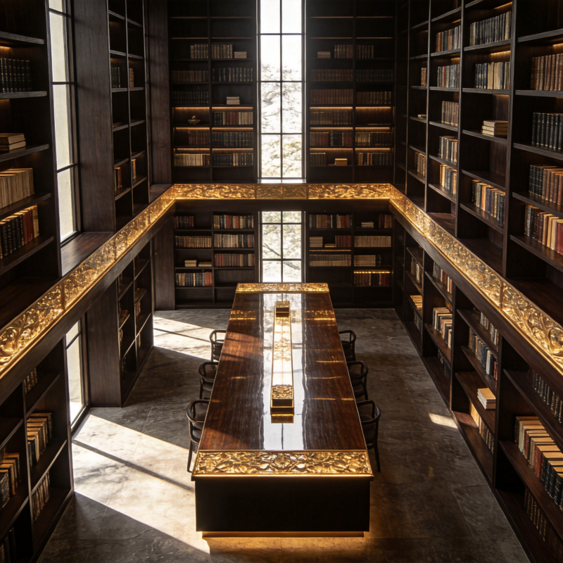 宏伟图书馆静谧一角图片