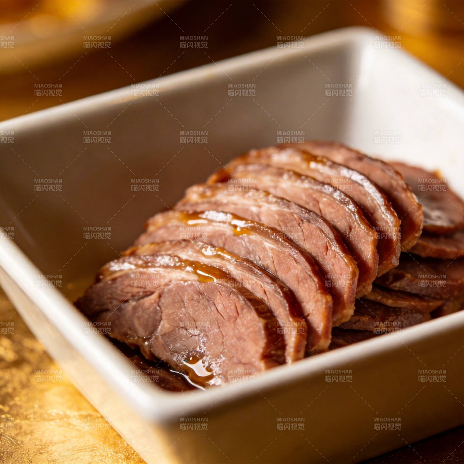 香煎牛肉片图片