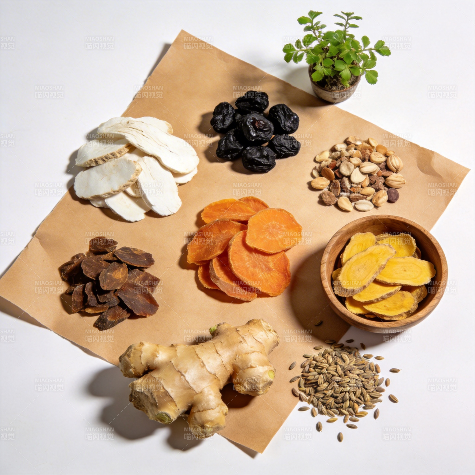 天然食材拼盘图片