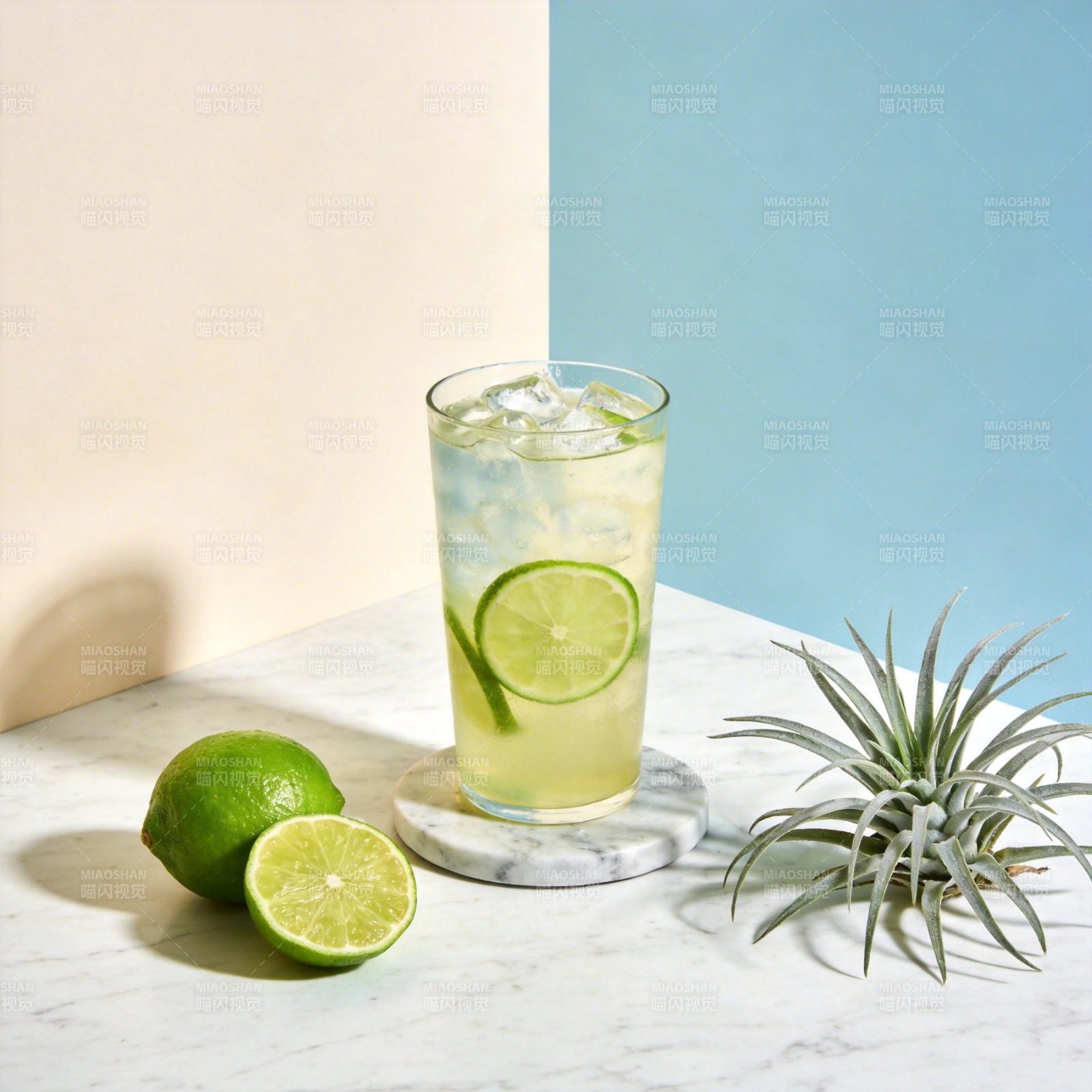 青柠冰饮 清新一夏图片