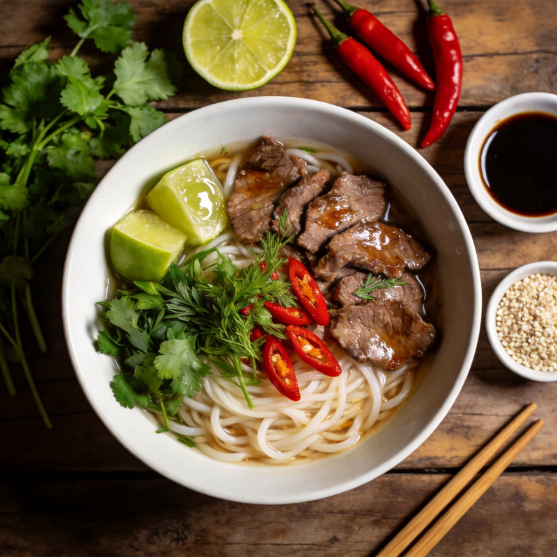 越南牛肉粉图片