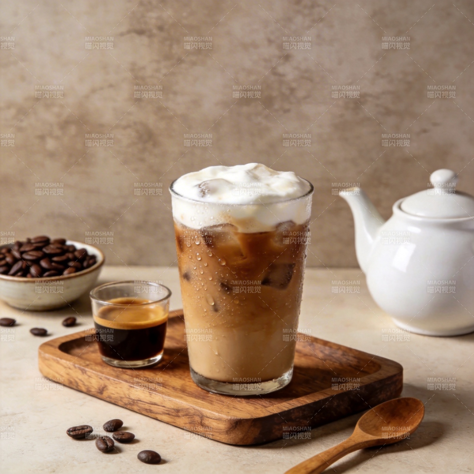 冰咖啡拿铁图片