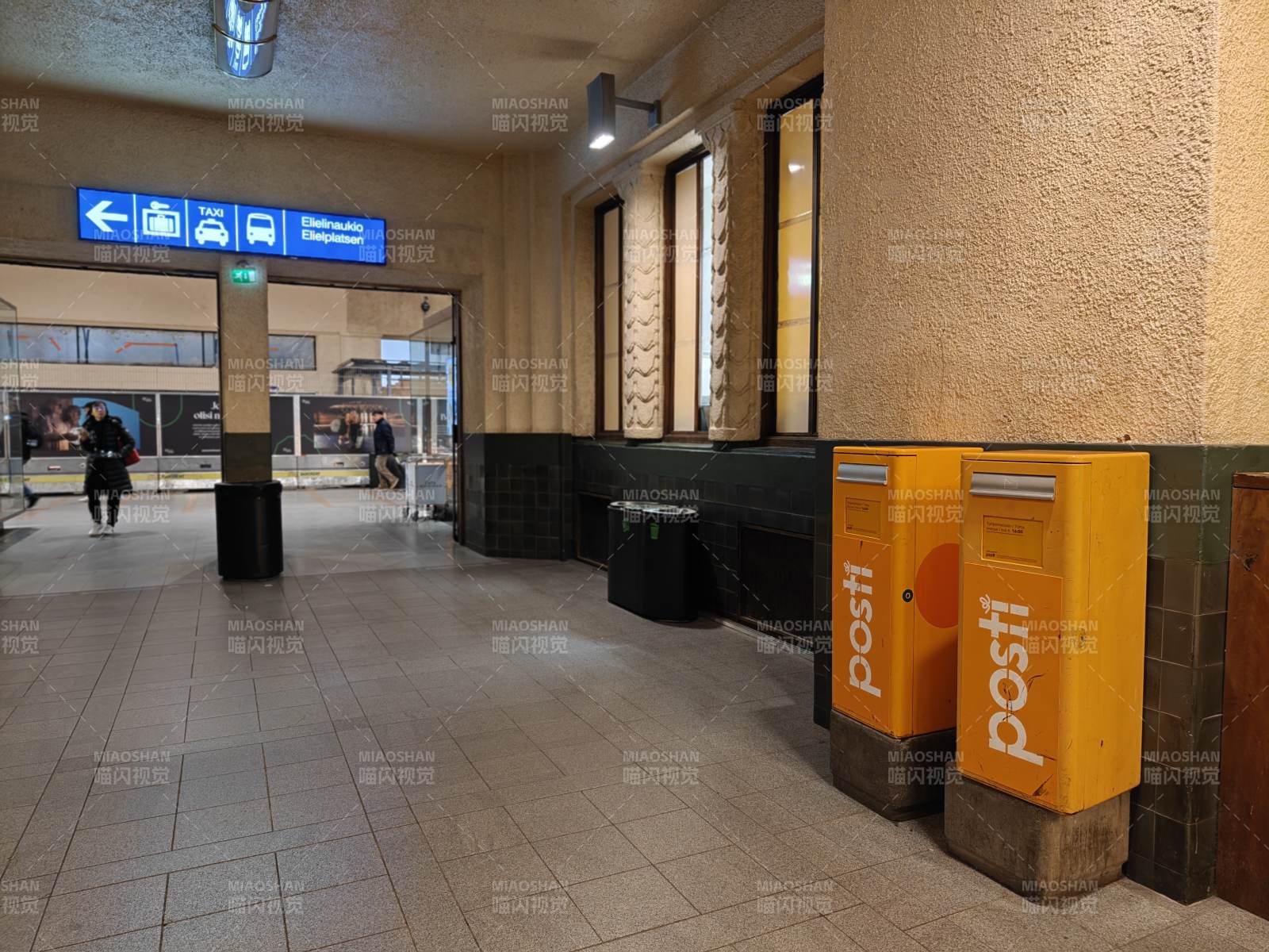 芬兰车站地铁站邮政箱图片