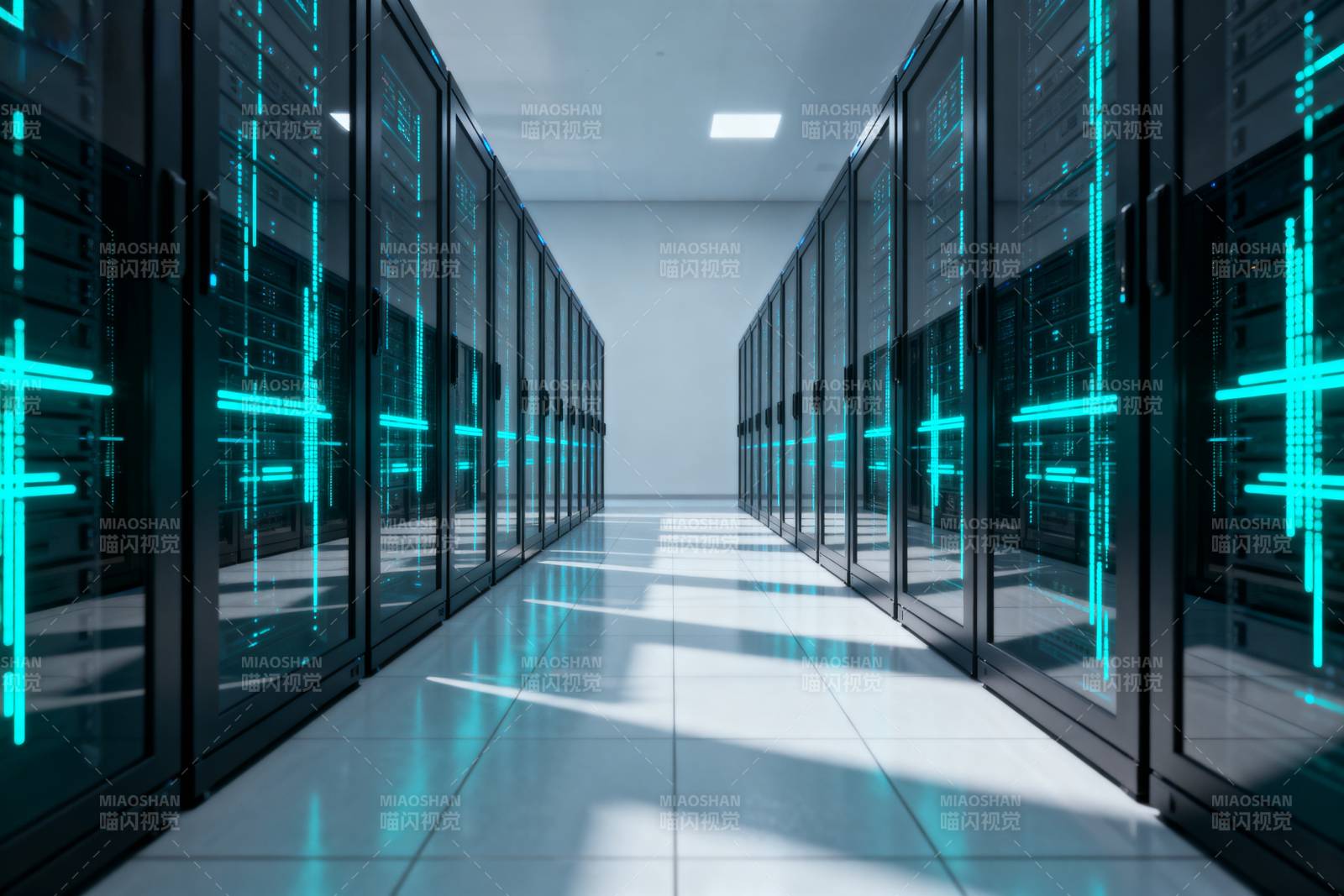数据中心走廊图片