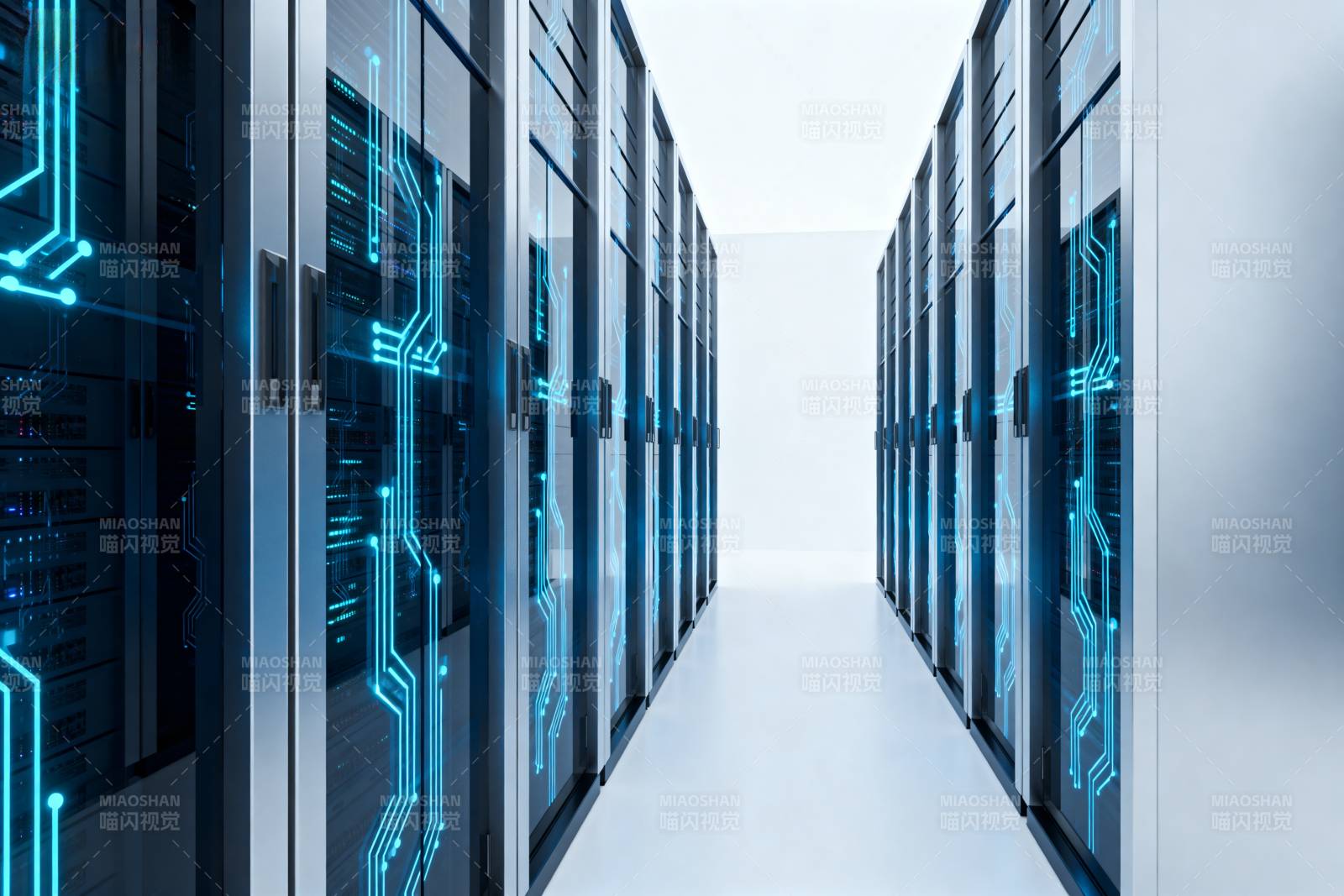 数据中心走廊图片