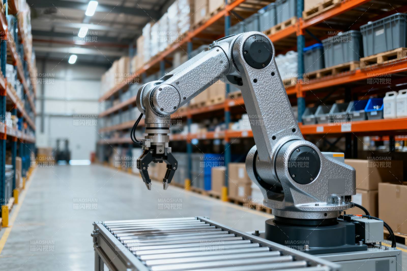 智能仓储机械臂图片