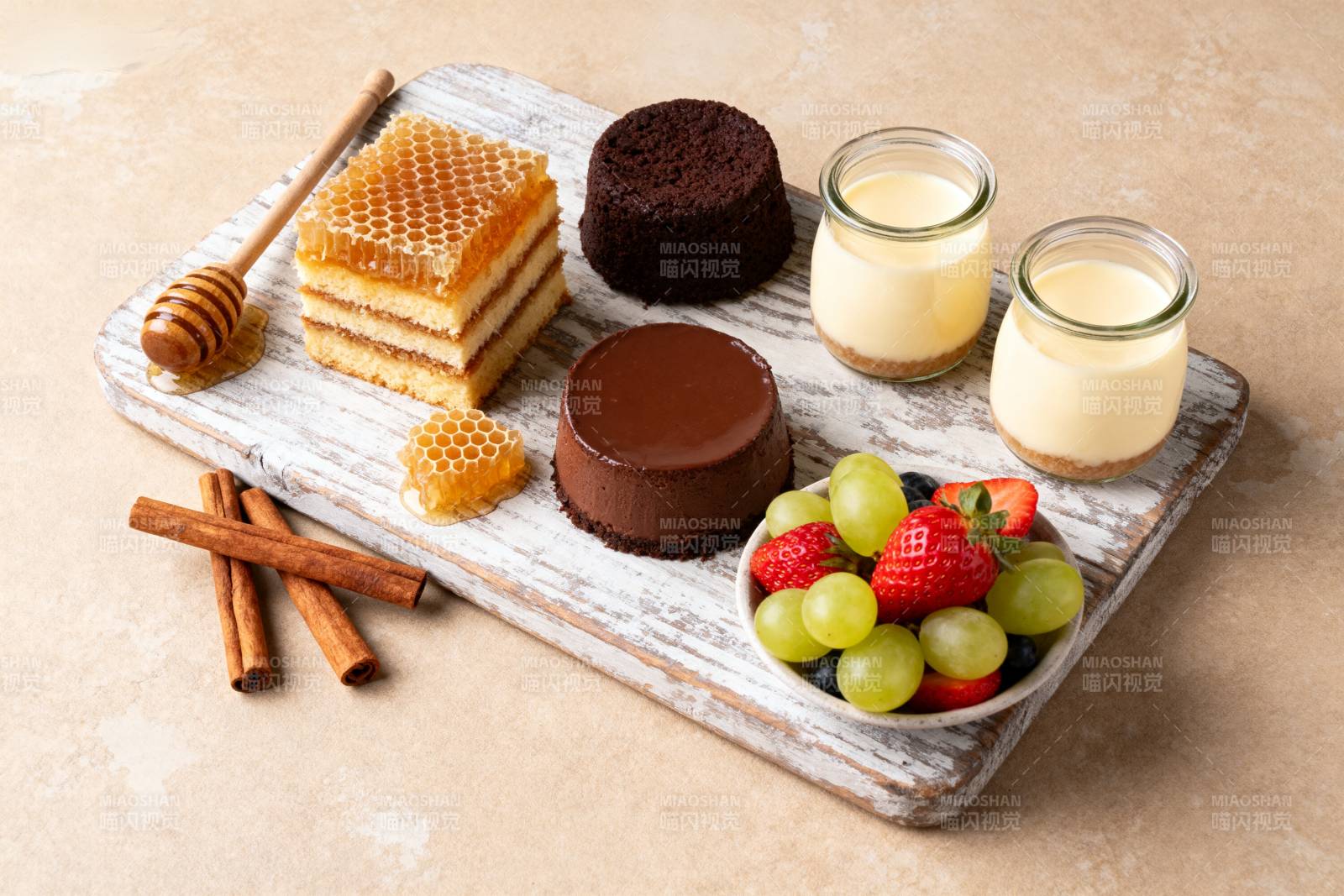 甜品拼盘 美味诱人图片