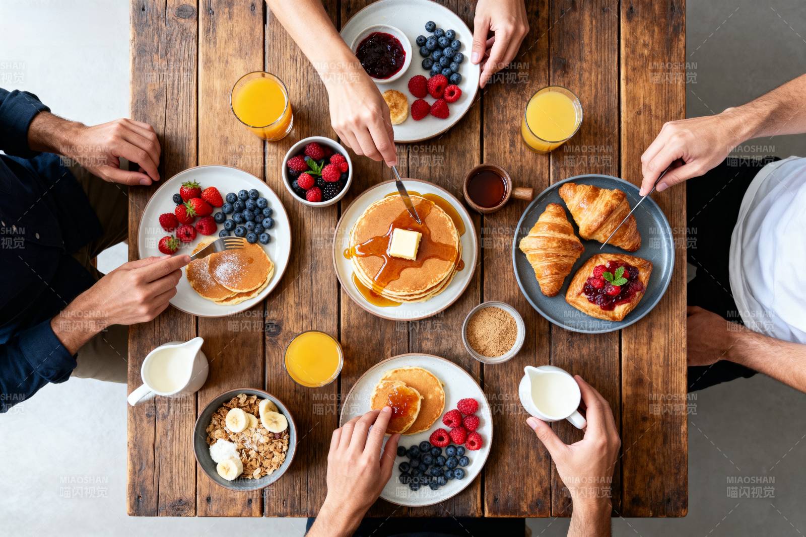 共享美味早餐图片