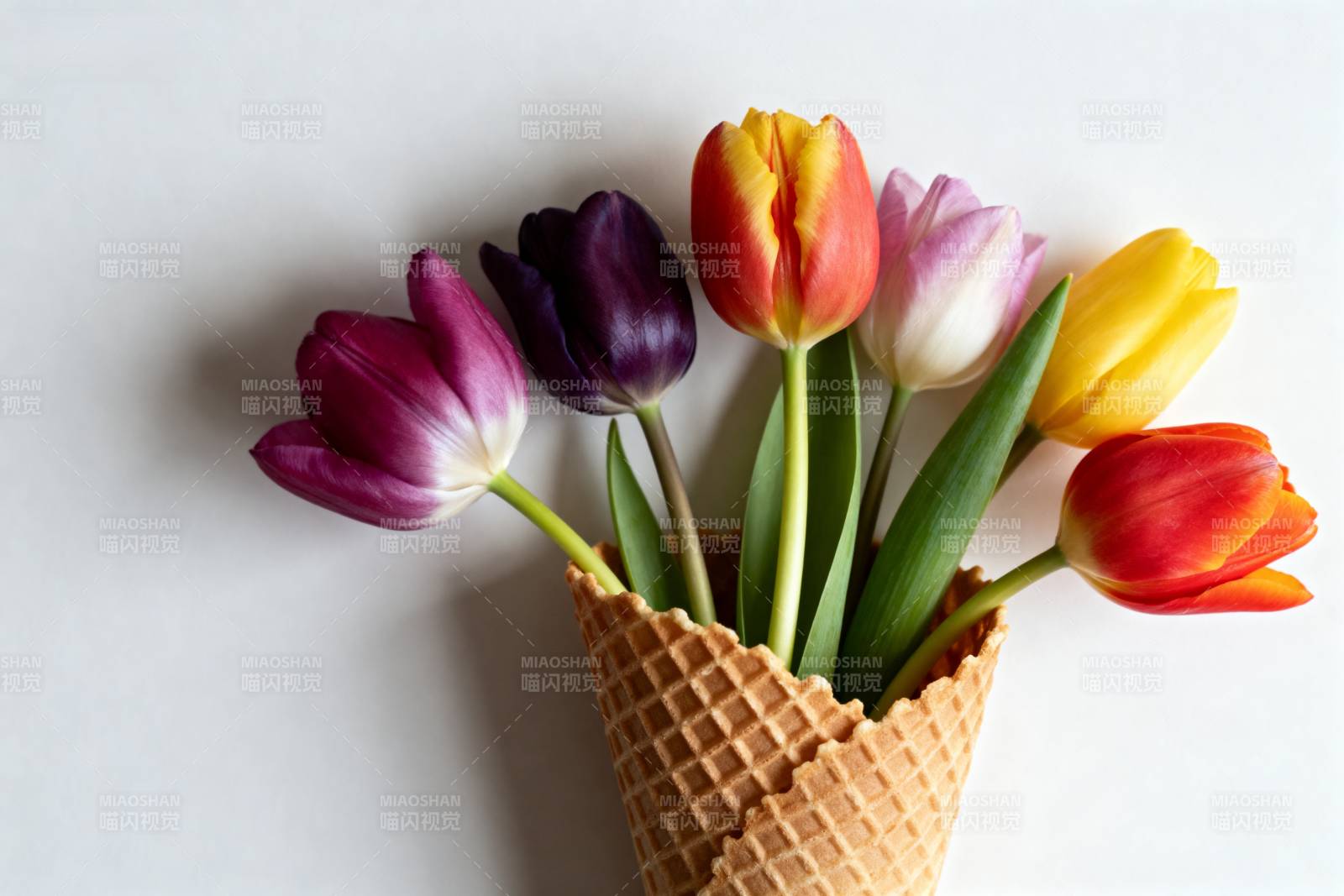 花束冰激凌图片