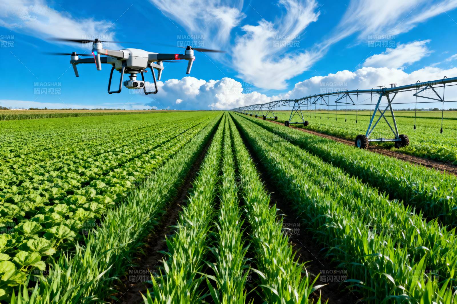 无人机农田巡检图片