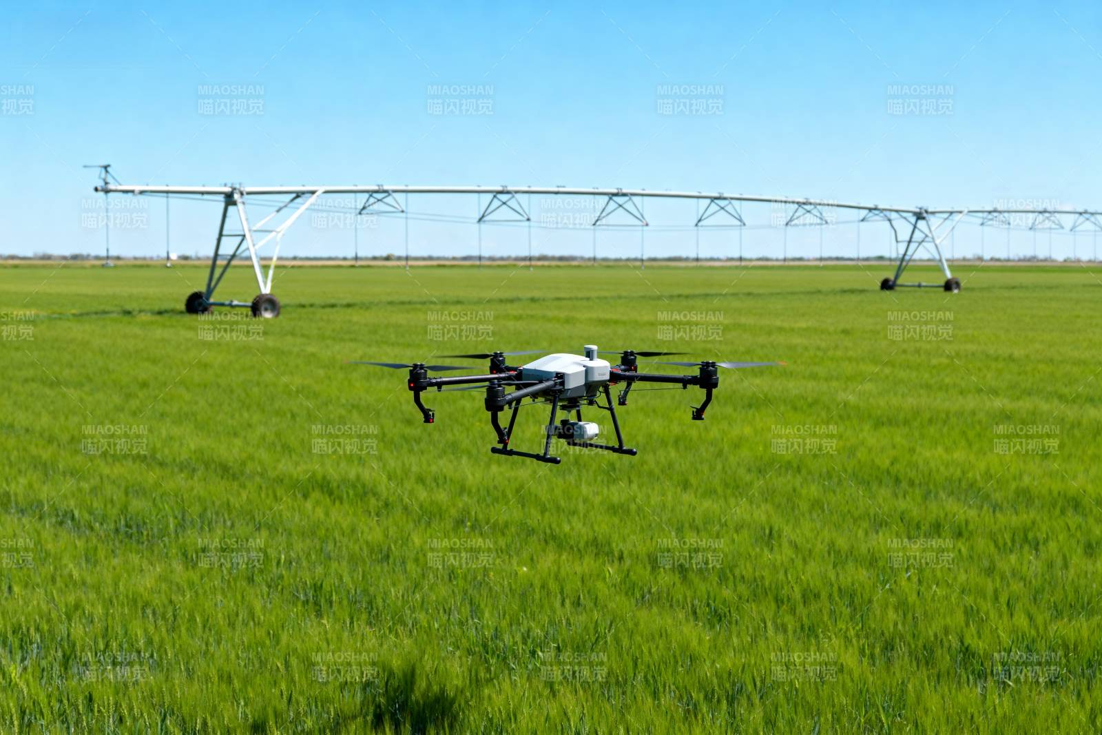无人机巡田图片