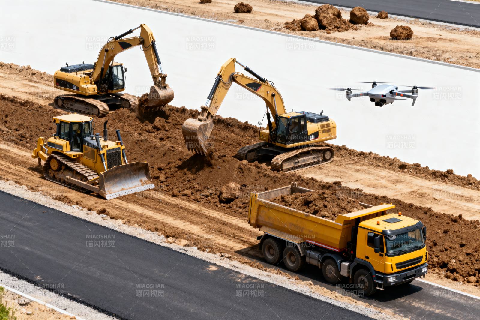 工地施工场景图片