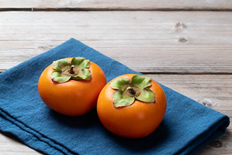 柿子静物图图片