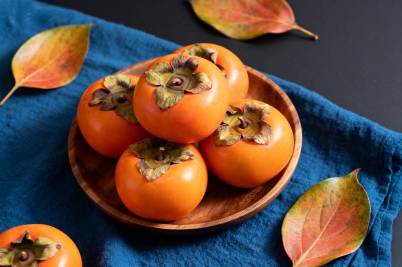 柿子秋意浓图片