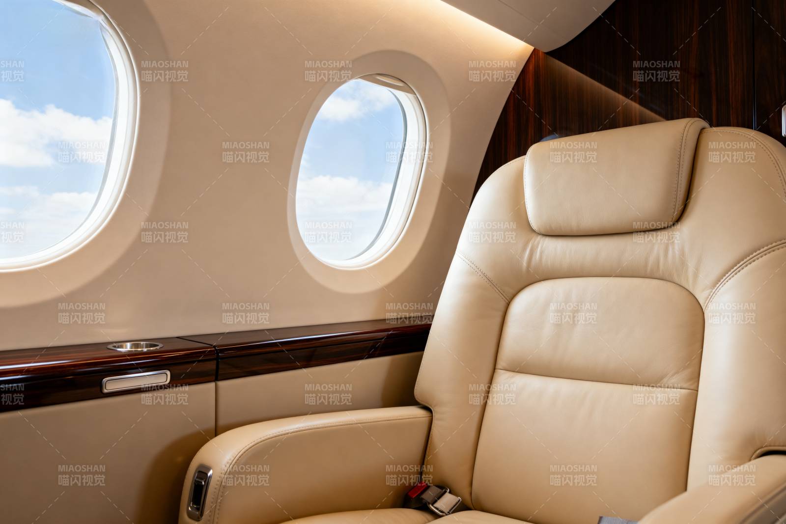 豪华飞机头等舱座椅图片