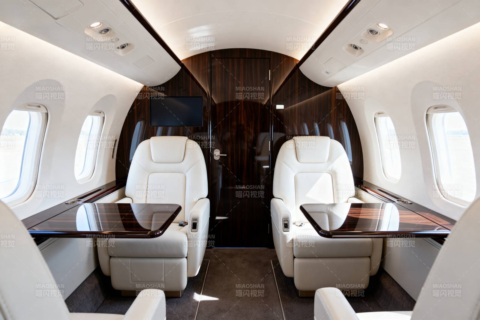 豪华私人飞机舱内景图片