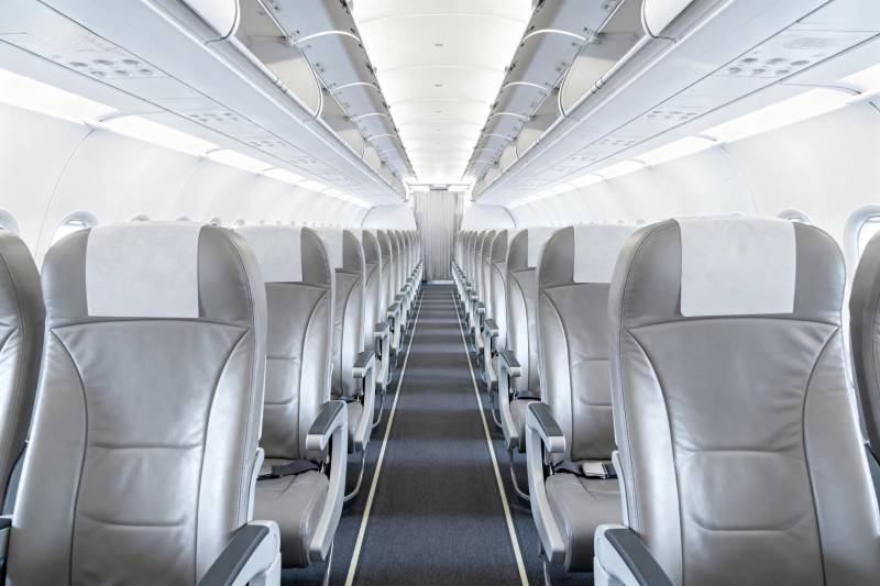 飞机客舱内部视图图片