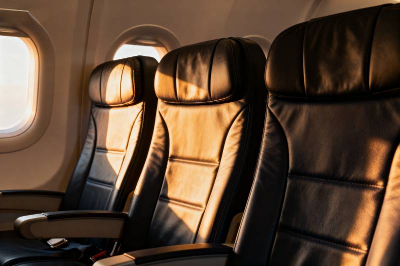 飞机客舱座椅图片