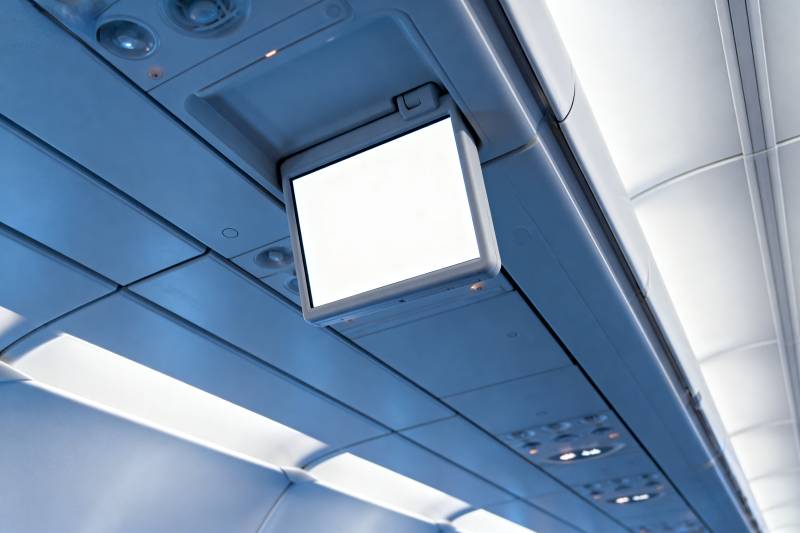 飞机客舱照明灯图片