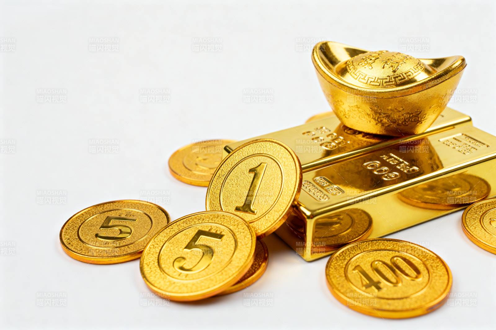 黄金财富象征图片