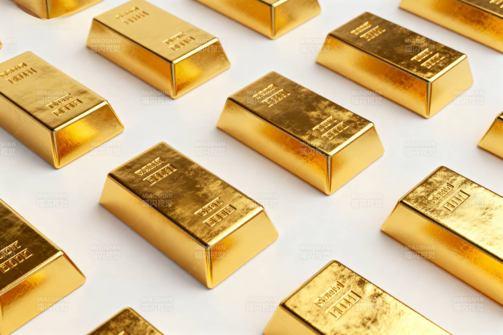 金条排列整齐图片