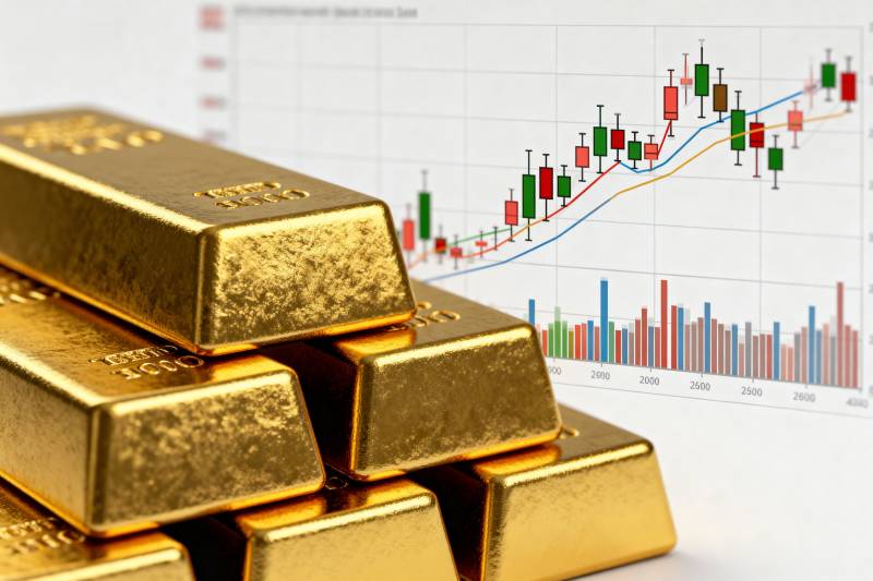 黄金价格走势图片