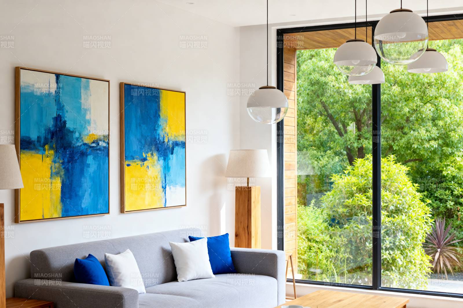 现代客厅艺术装饰图片