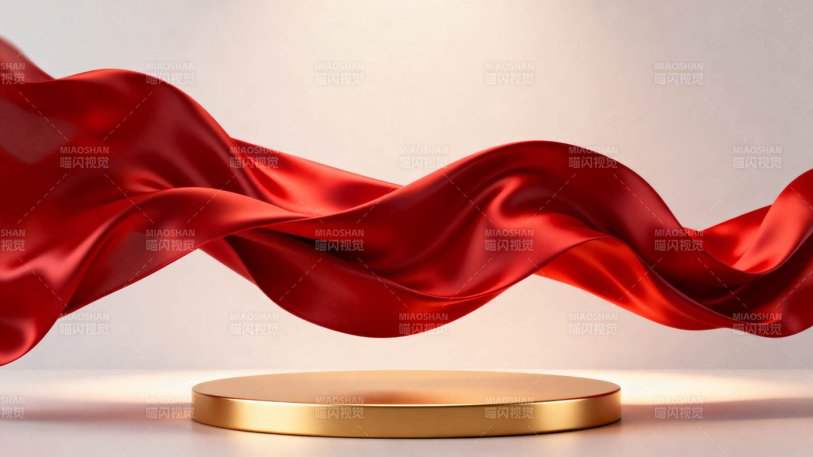 红绸金台图片