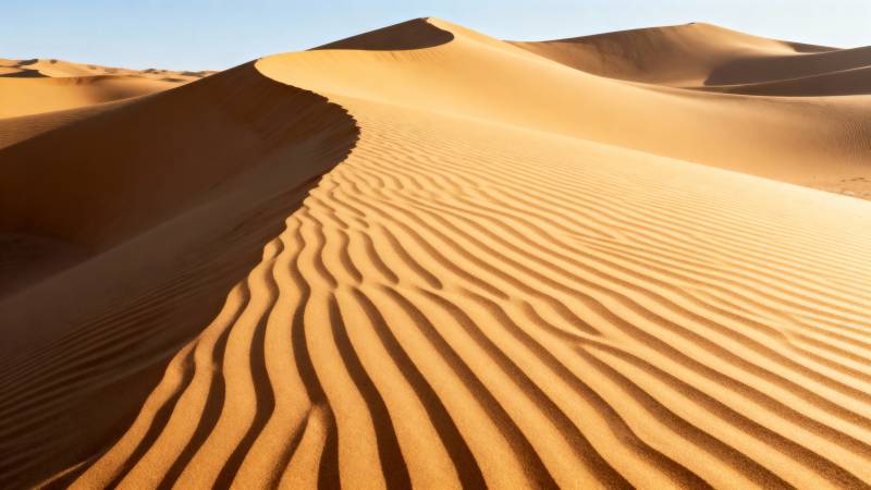 沙漠沙丘纹理图片